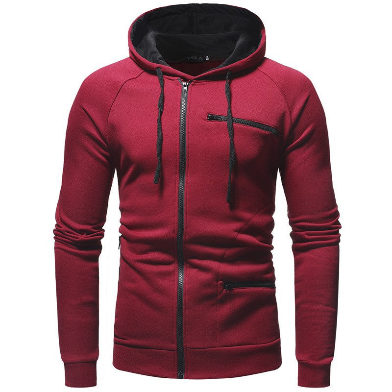 Herren Hoodie mit funktionalen Reißverschlusstaschen Echoarchiv