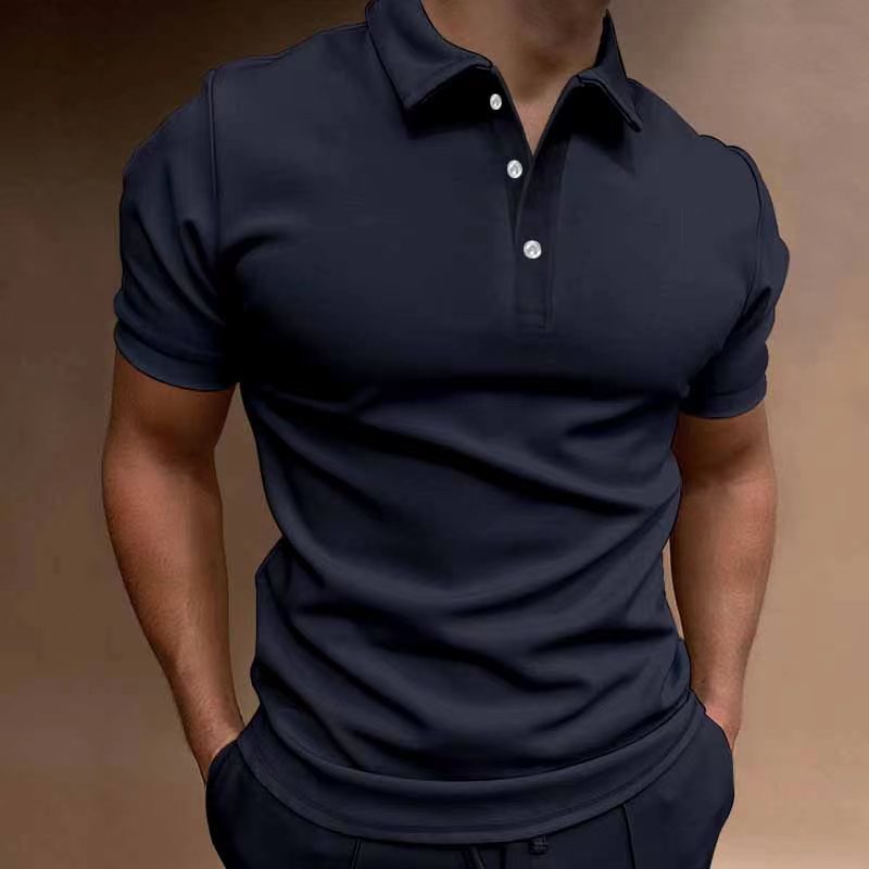 Männer leistungsorientiertes Kurzarm Polo-Shirt Echoarchiv