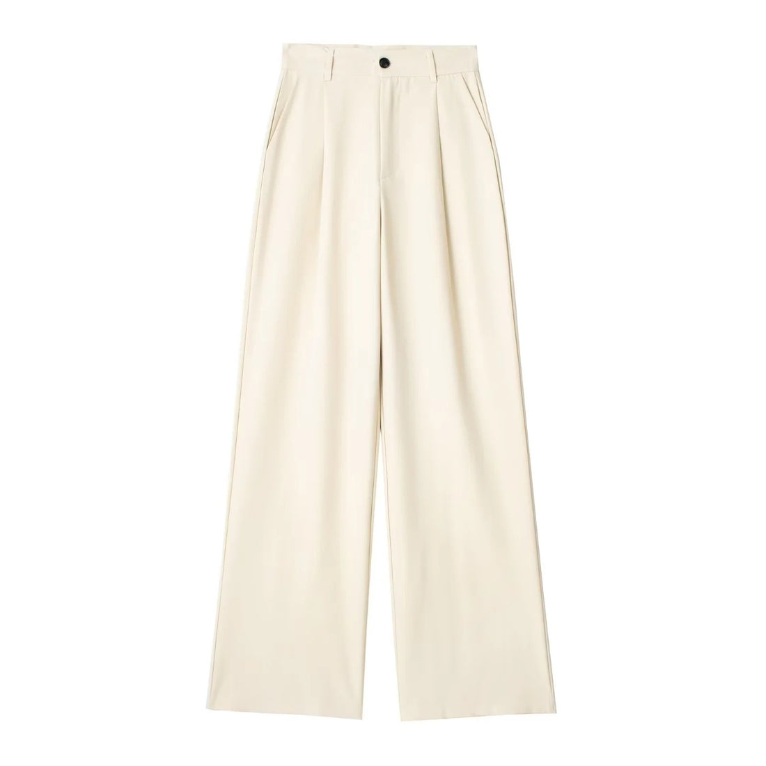 Damen Weite Highwaist-Bundfaltenhose mit Bügelfalte und seitlichen Eingrifftaschen Echo Archiv