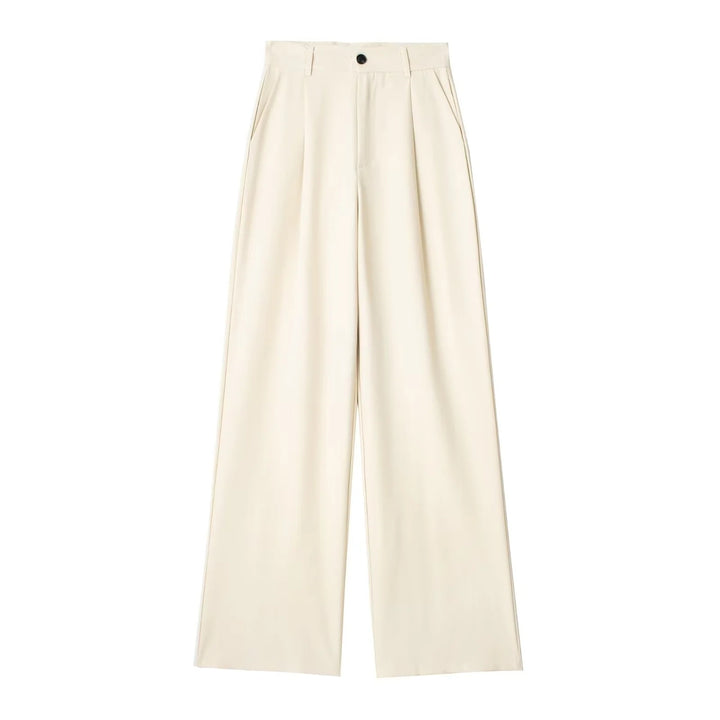 Damen Weite Highwaist-Bundfaltenhose mit Bügelfalte und seitlichen Eingrifftaschen Echo Archiv