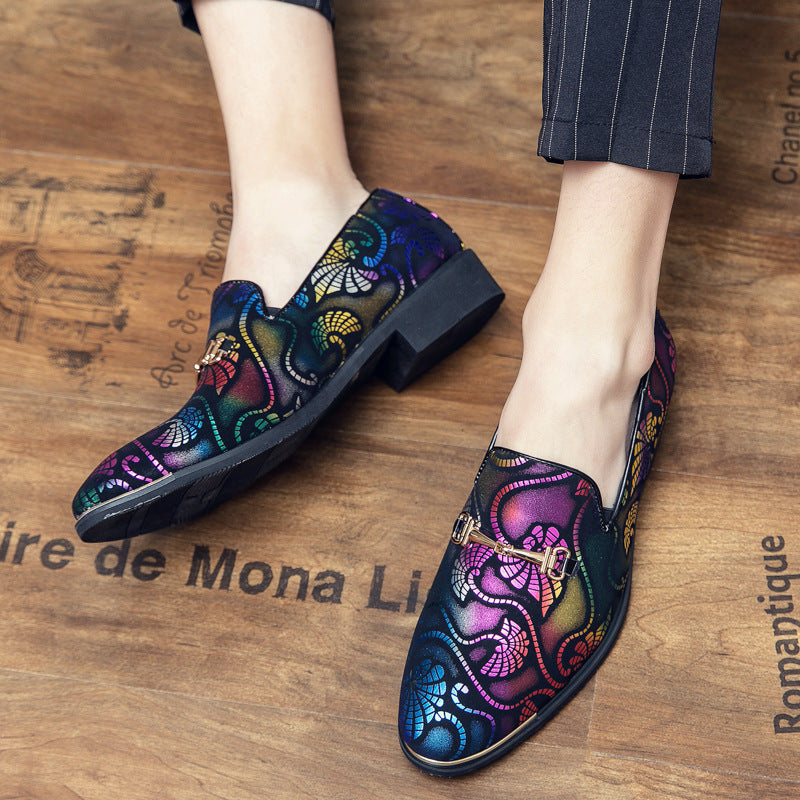 Herren eleganter Slip-On Loafer mit dekorativem Metalldetail, spitzer Form und gepolstertem Komfortfußbett Echo Archiv