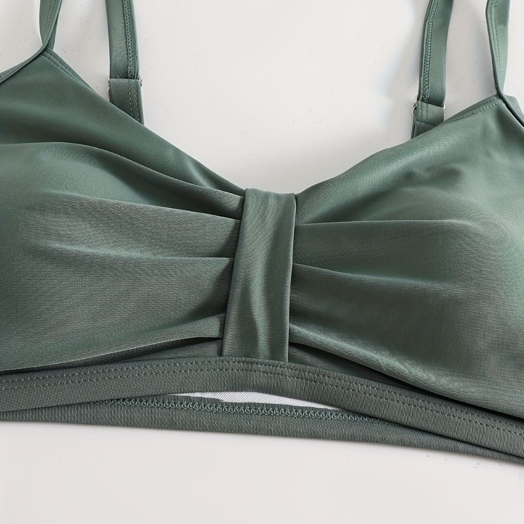 Damen Sportliches Bikini-Set mit innovativem Rüschendesign Echo Archiv