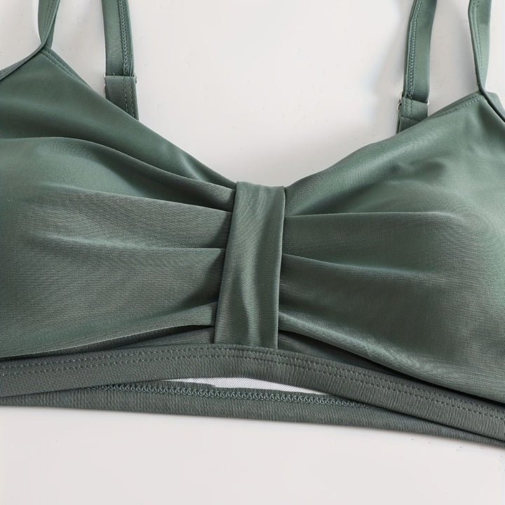 Damen Sportliches Bikini-Set mit innovativem Rüschendesign Echo Archiv