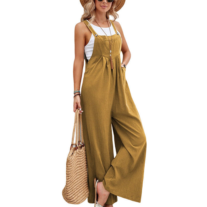 Damen weite Latzhose aus leichtem Material Echoarchiv