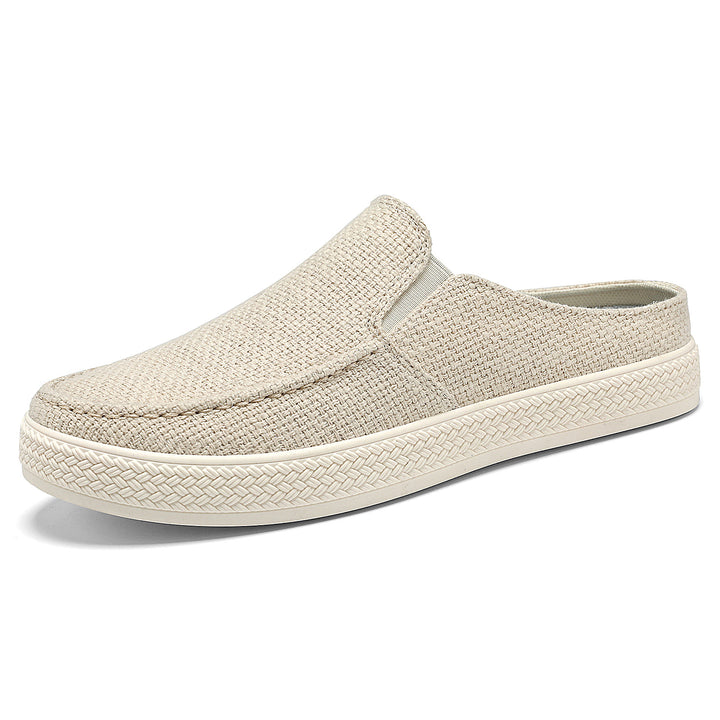 Damen nan Slip-On Mule Sneaker mit gewebtem Textil-Obermaterial und profilierter Gummisohle Echo Archiv