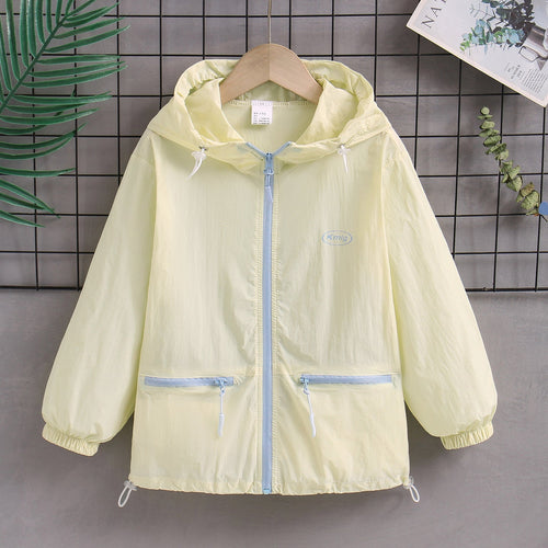 Damen nan ultraleichte Kapuzen-Windjacke mit Reißverschlusstaschen Echo Archiv