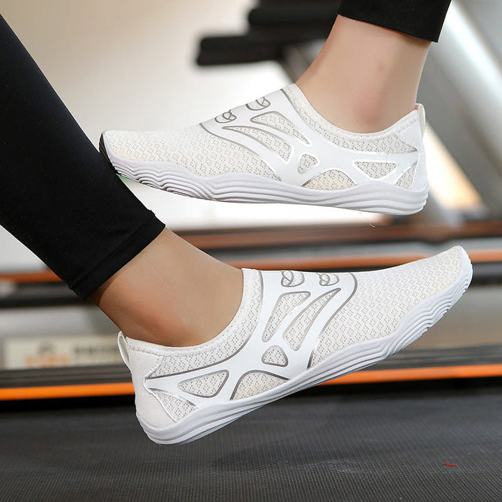 Damen Atmungsaktive Fitness-Schuhe mit rutschfester Sohle Echoarchiv