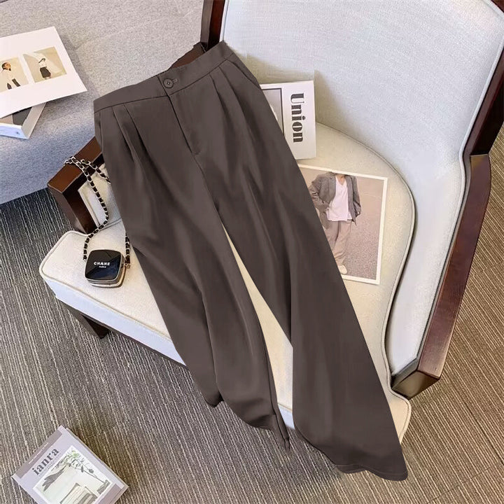 Damen Elegante und weite High-Waist-Hose Echo Archiv