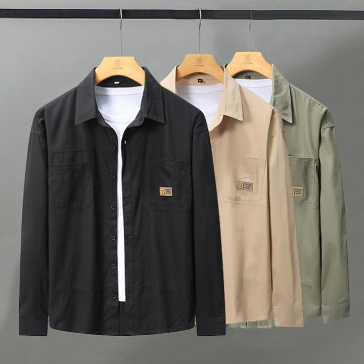 Herren Praktische und moderne Hemdjacke Echo Archiv
