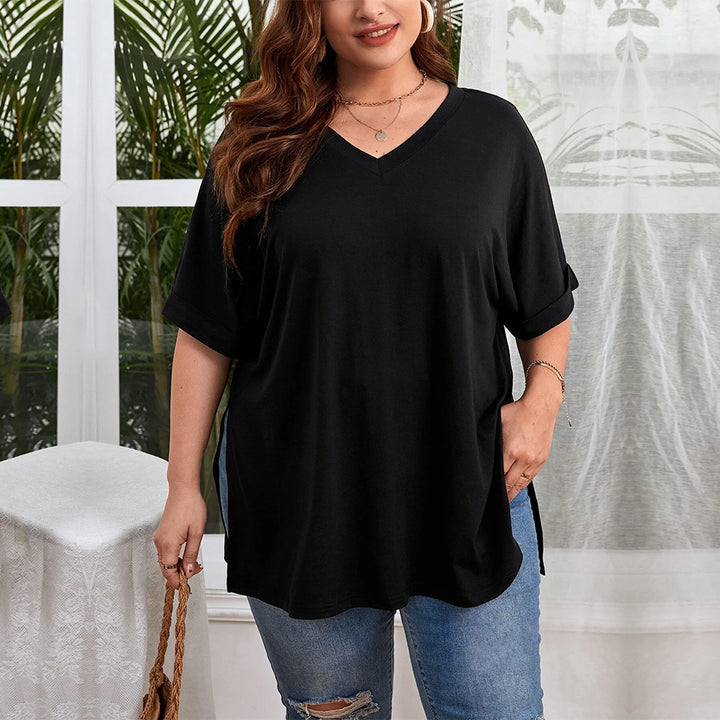 Damen V-Ausschnitt T-Shirt Echo Archiv