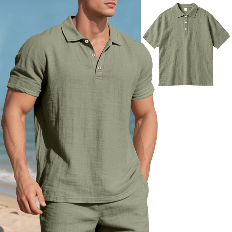 Herren Poloshirt mit atmungsaktiver Struktur und klassischem Kragen Echoarchiv