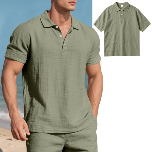 Herren Poloshirt mit atmungsaktiver Struktur und klassischem Kragen Echoarchiv