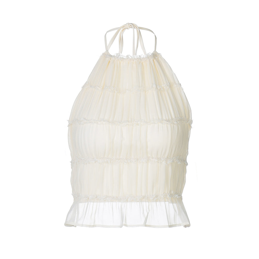 Damen Elegantes Kommunion-Oberteil mit Rüschendetails Echo Archiv