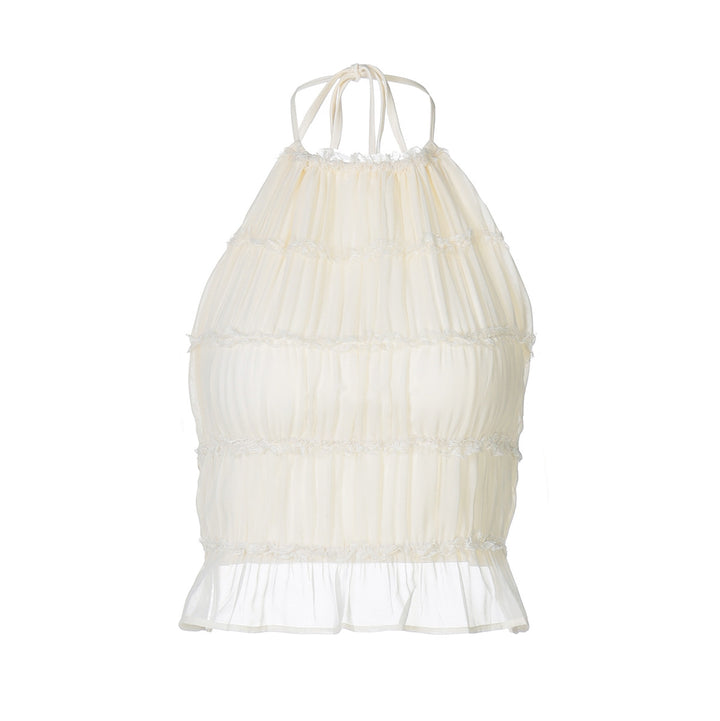 Damen Elegantes Kommunion-Oberteil mit Rüschendetails Echo Archiv