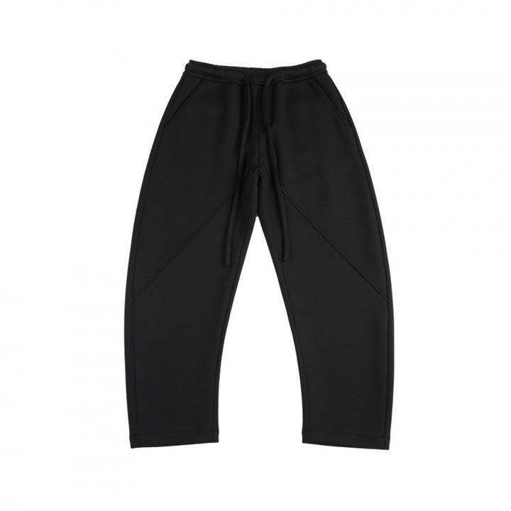 Unisex Weite Tech-Jogginghose mit diagonalem Nahtdesign, Elastikbund und Tunnelzug Echo Archiv