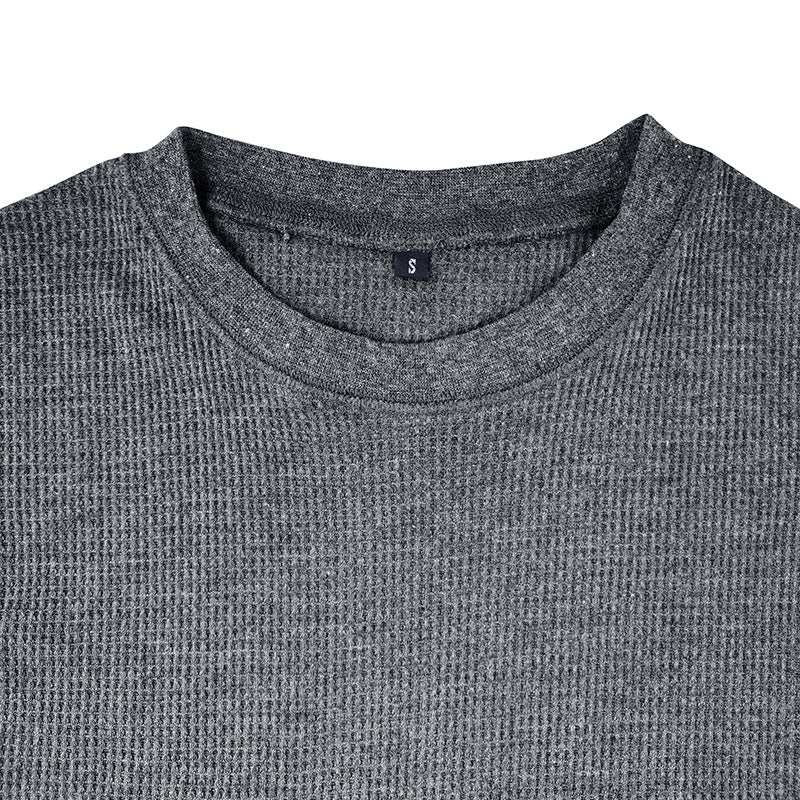 Herren Langarm T-Shirt mit strukturierter Oberfläche Echoarchiv