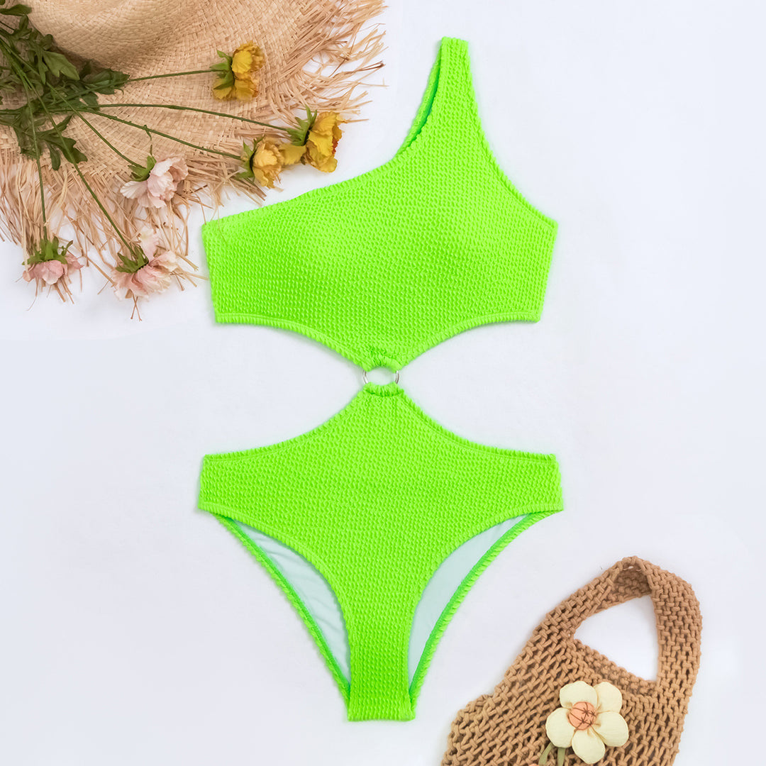 Damen Einseitiger Cut-Out Bikini Echo Archiv