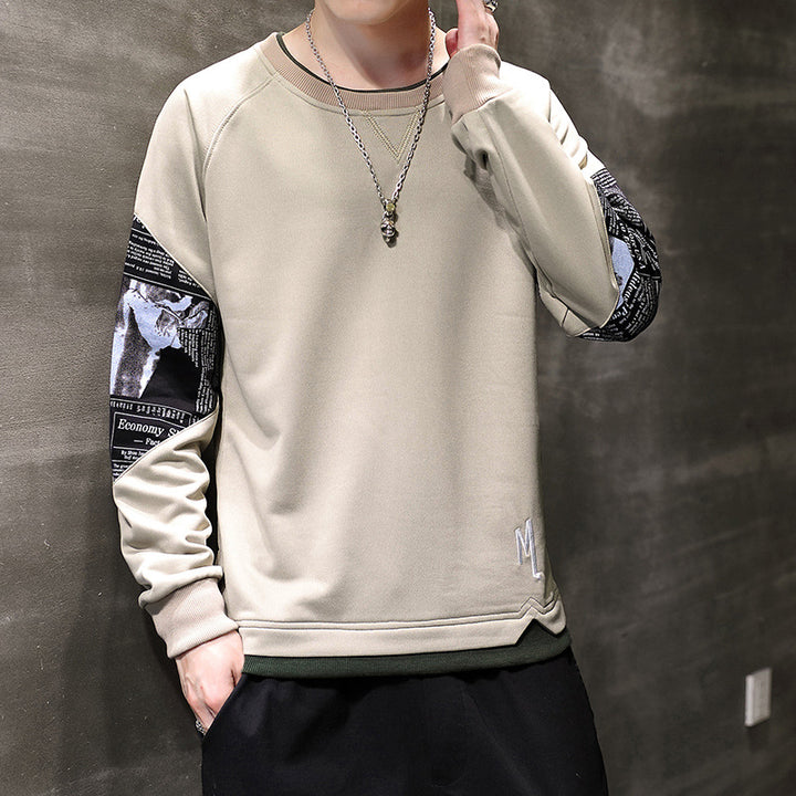 Herren modisches Sweatshirt mit einzigartigen Druckdetails Echoarchiv