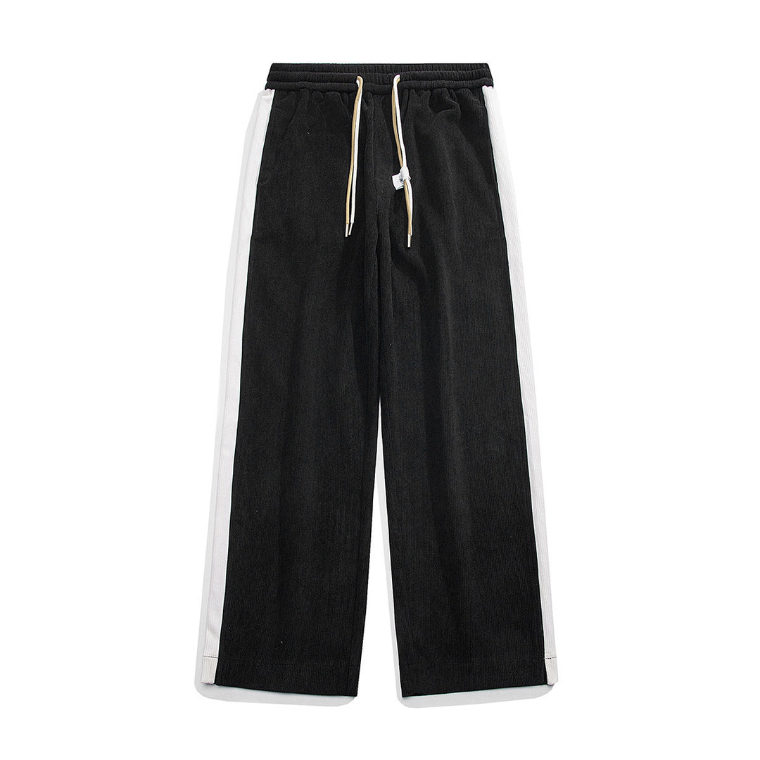 Damen Elegante und lässige Cordhose mit seitlichen Streifen Echo Archiv