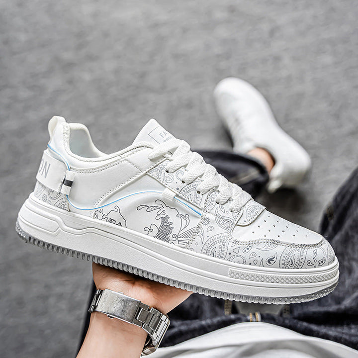 Damen Modische Sneakers mit einzigartiger grafischer Oberflächenstruktur Echo Archiv