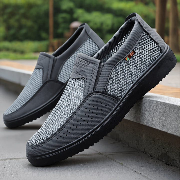Damen Atmungsaktive Slip-On Sneakers mit rutschfester Sohle Echo Archiv