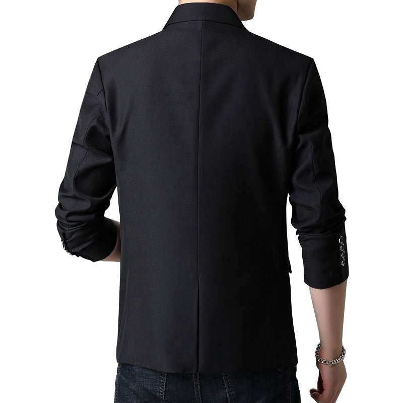 Herren Schlankes Business-Sakko mit minimalistischem Design und Stretch-Komfort – Tianoro