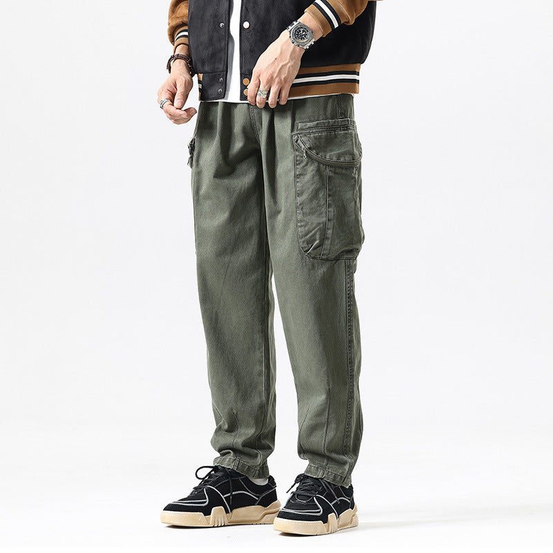 Herren Utility‑Cargo‑Hose im relaxed‑tapered Schnitt mit Elastikbund und großvolumigen Klappentaschen Echo Archiv