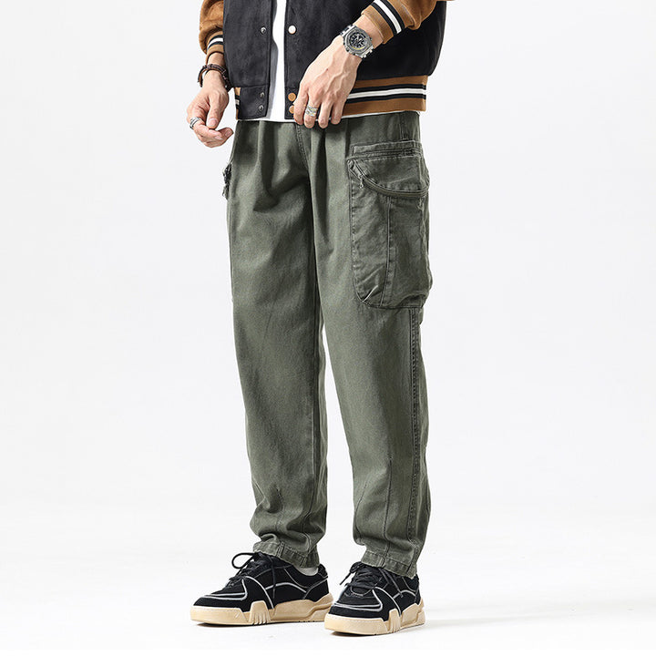Herren Utility‑Cargo‑Hose im relaxed‑tapered Schnitt mit Elastikbund und großvolumigen Klappentaschen Echo Archiv