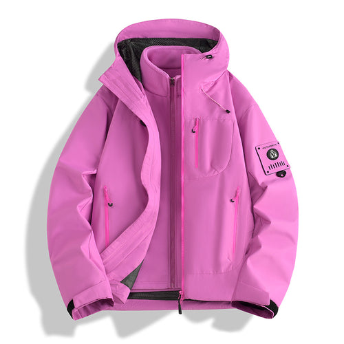 Herren Funktions-Softshelljacke mit abnehmbarem Fleece-Innenfutter Echoarchiv