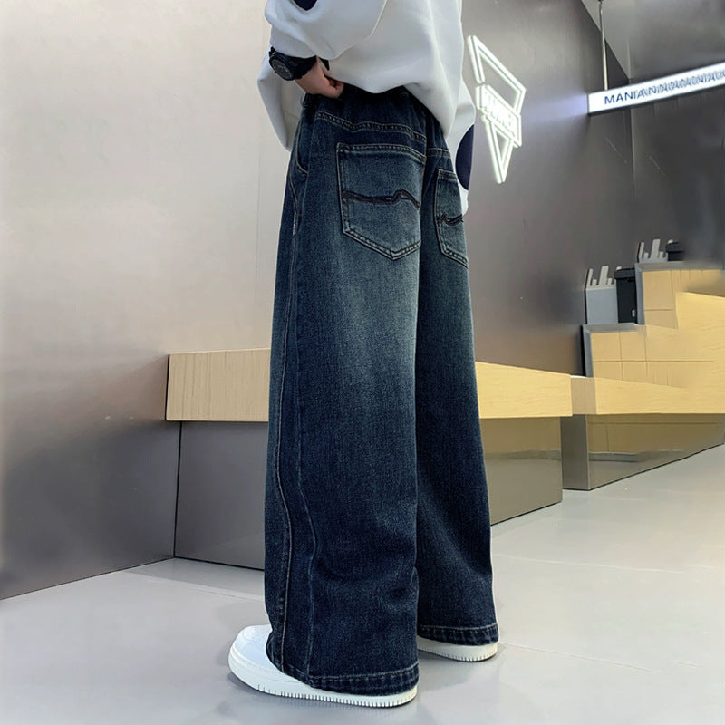 Herren lässige weite Denim-Jeans Echo Archiv