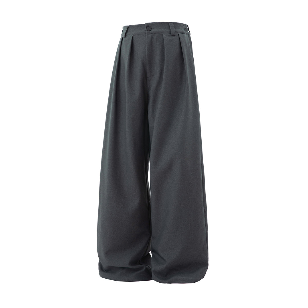 Damen Weite Hochtaillierte Palazzohose mit Bundfalten und Ballonbein Echo Archiv