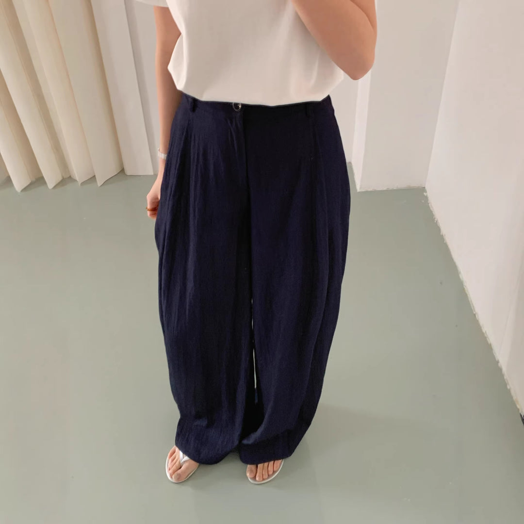 Damen Weite Leinenhose Echo Archiv