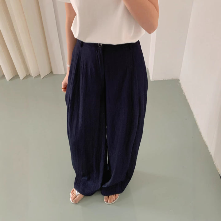 Damen Weite Leinenhose Echo Archiv