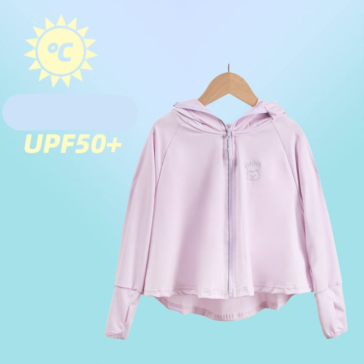 Damen sportliche UV-Schutzjacke mit Kapuze Echo Archiv