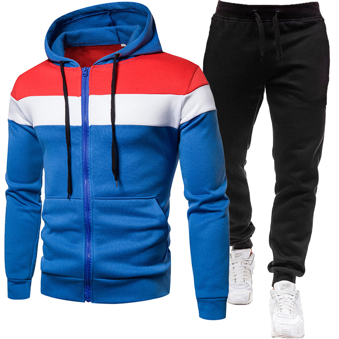 Herren zweiteiliges Freizeit-Jogginganzug-Set – Marzano