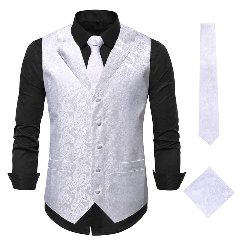 Herren elegante Weste mit Paisley-Muster Echoarchiv