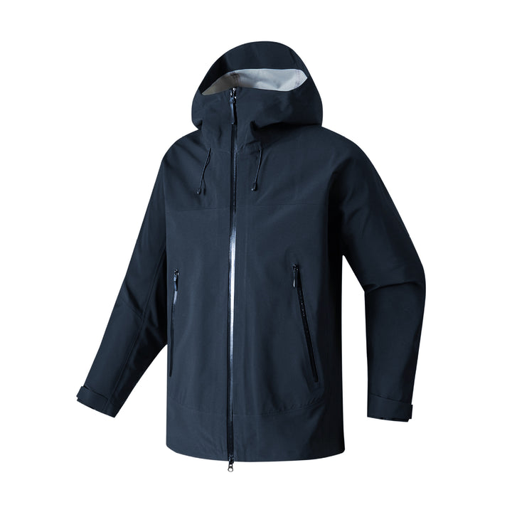 Herren wasserdichte Funktionsjacke mit verstellbarer Kapuze und atmungsaktiven Einsätzen Echoarchiv
