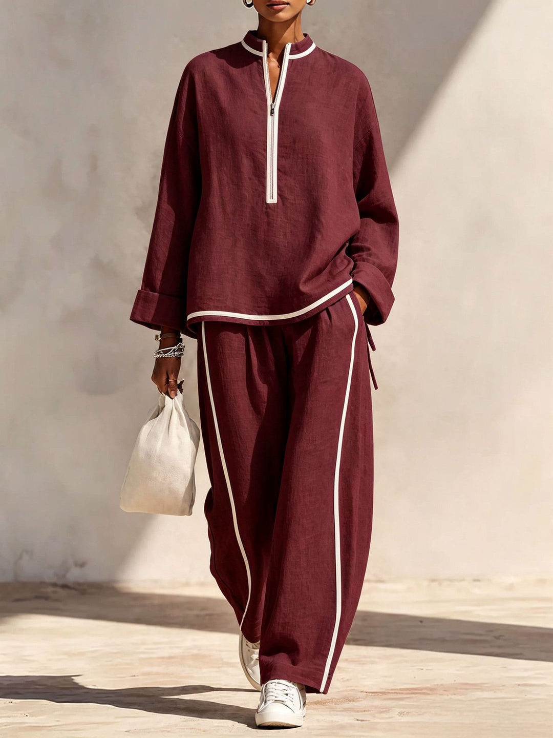 Damen Luftiges und elegantes Pyjama-Set Echo Archiv
