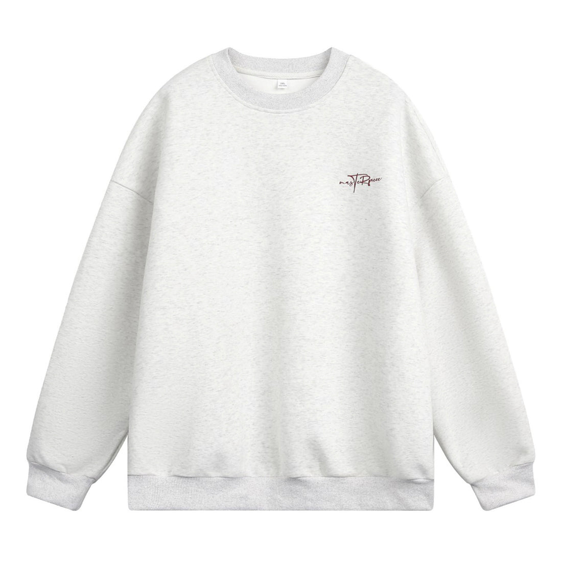 Unisex Oversize Rundhals-Sweatshirt mit dezenter Script-Stickerei Echo Archiv