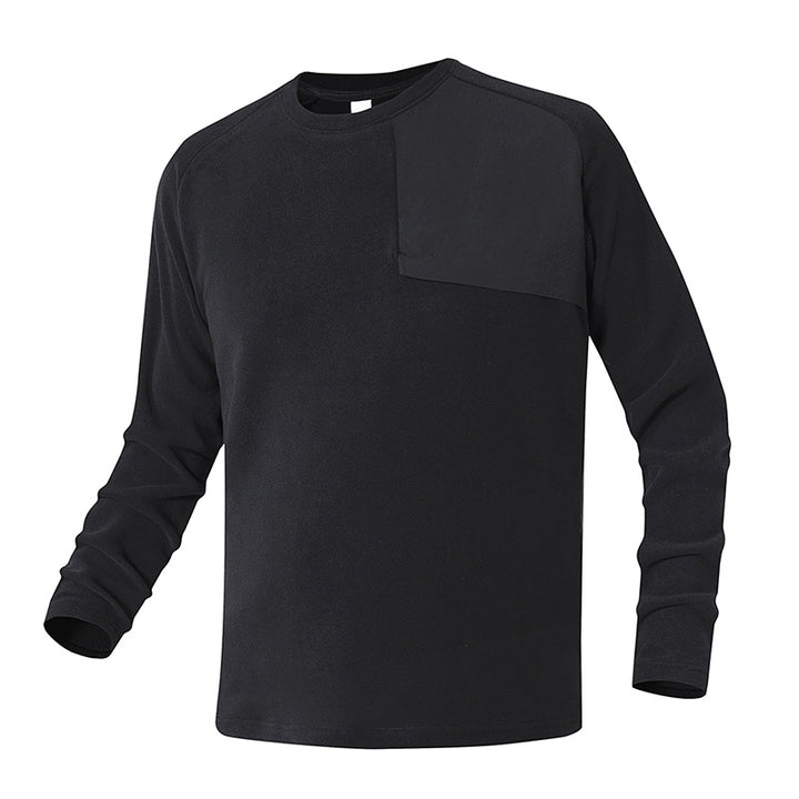 Herren Langärmliges Funktionsshirt mit praktischem Brusttaschen Echoarchiv