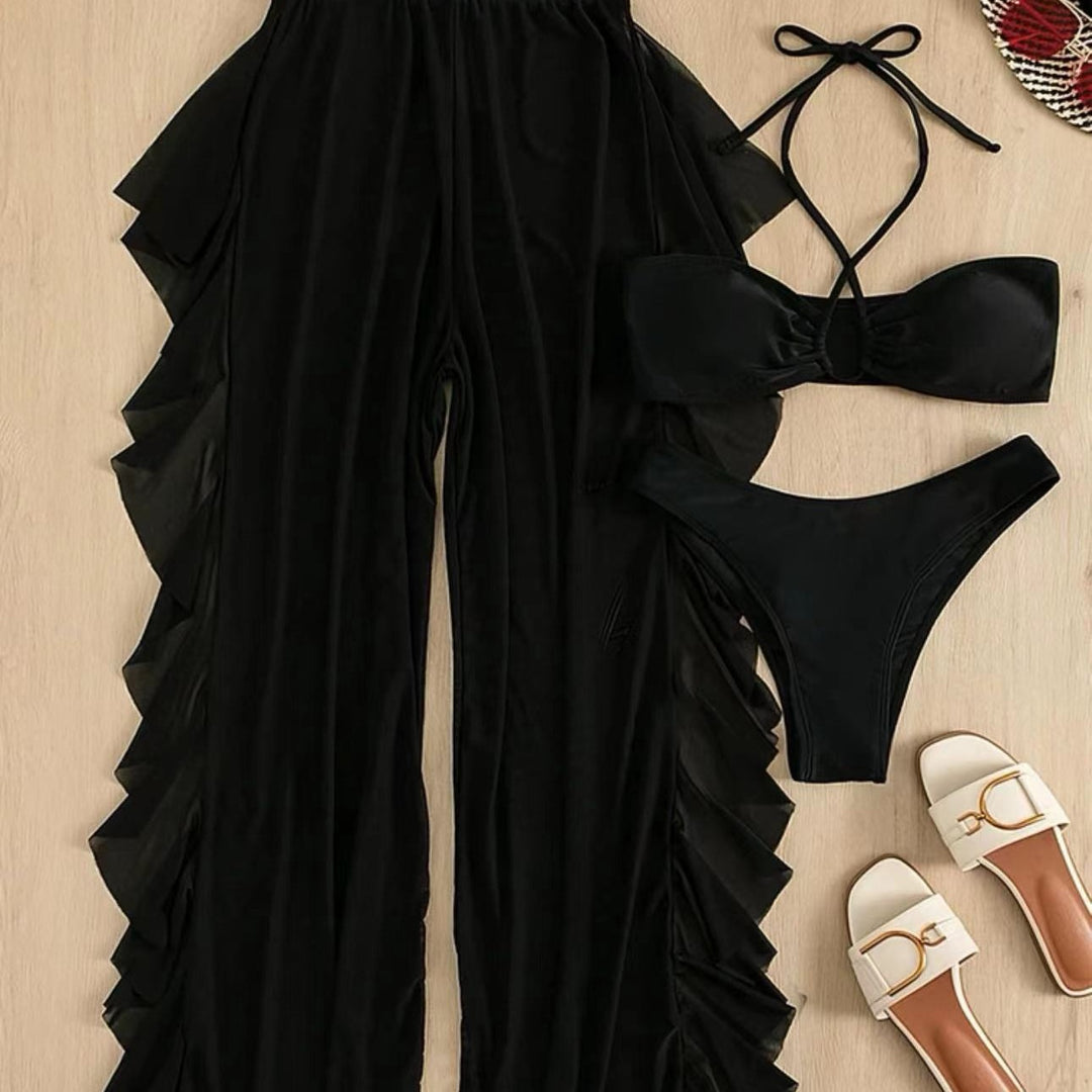 Damen Bikini-Set mit luftiger Rüschenhose Echo Archiv