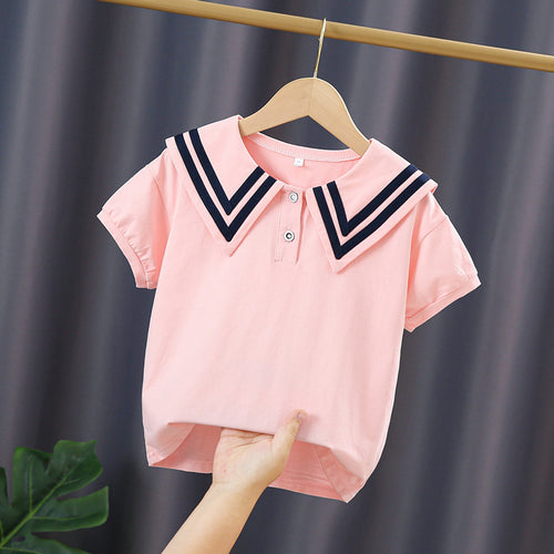 Damen Polo Shirt mit maritimem Kragen Echo Archiv