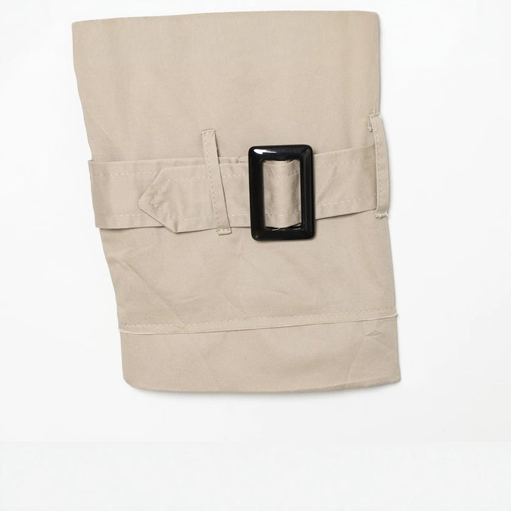 Damen Cropped‑Trenchjacke im Boxy‑Cropped‑Schnitt mit Schulterklappen und Taillengürtel Echoarchiv
