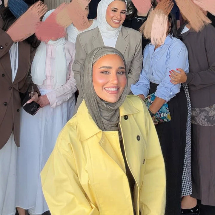 Damen Leichter Regen-Trench mit Doppelreiher, kastiger Oversize-Silhouette und Hemdkragen Echoarchiv