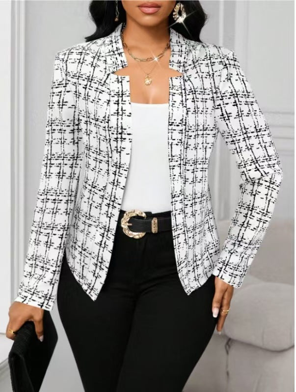 Damen raffinierte Business-Blazerjacke Echoarchiv