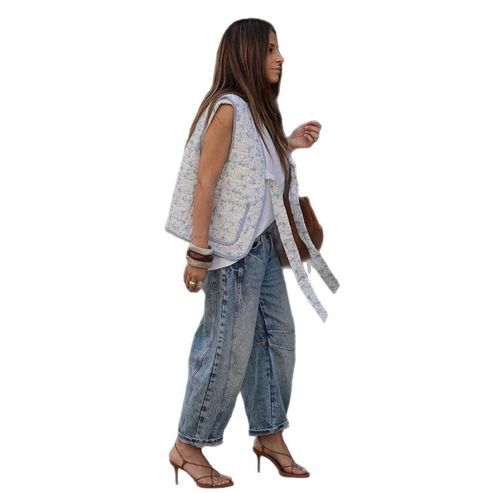 Damen Geräumiger Leder-Shopper mit geschwungener Silhouette und Magnetverschluss Echoarchiv