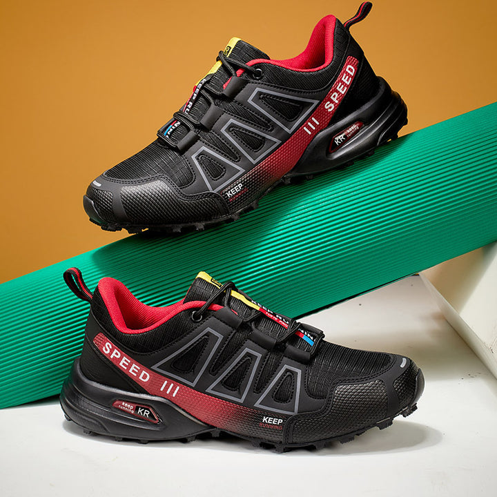 Herren nan robuster Trailrunning-Laufschuh mit stoßdämpfender EVA-Zwischensohle und griffiger Profillaufsohle Echo Archiv