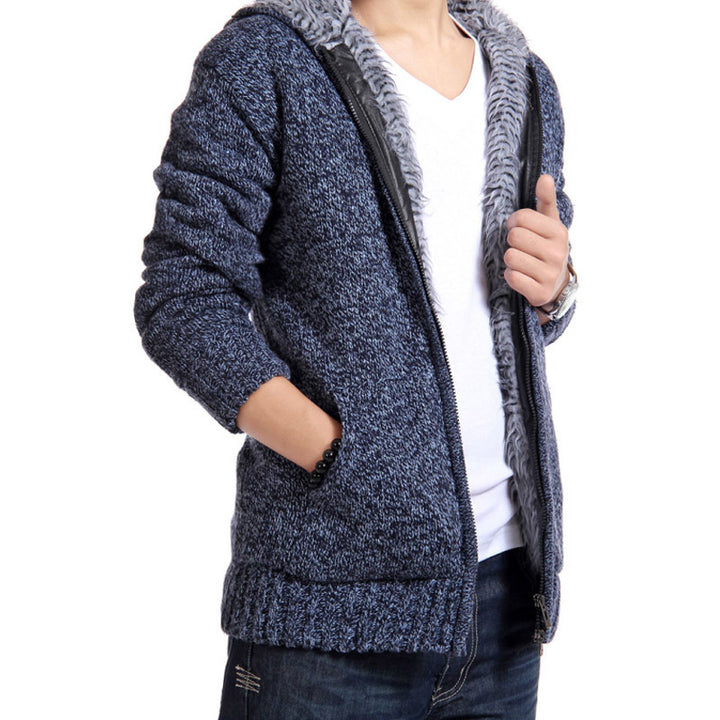 Herren kuschelige Strickjacke mit hochwertigem Innenfutter Echoarchiv