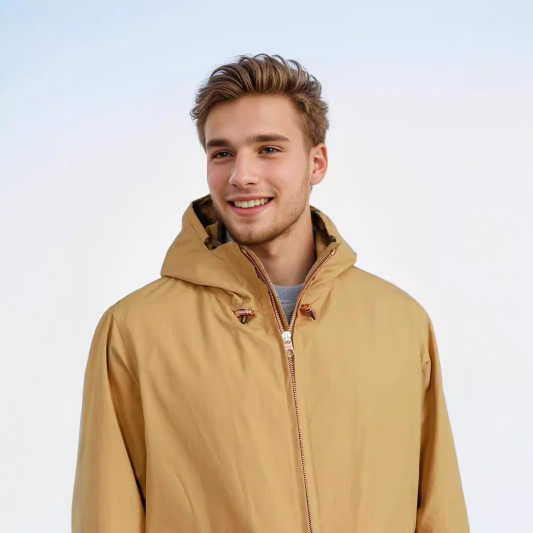 Herren funktionale Übergangsjacke mit abnehmbarer Kapuze Echoarchiv