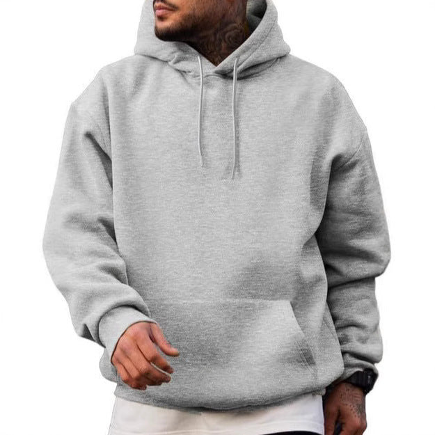 Herren Hoodie mit geräumiger Kapuze und Kängurutasche Echoarchiv